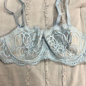 Victoria’s Secret light blue unlined bra